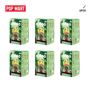 POP MART 6PCS Sale Promotion Dimoo Fairy Tale Series Collection Doll Collectible Cute Action Kawaii animal toy figures