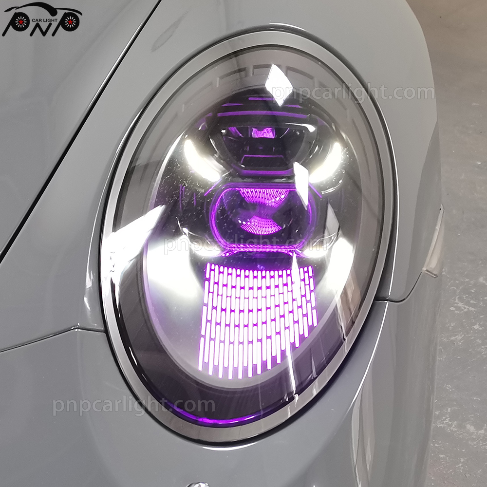PDLS style laser LED headlights for Porsche 911