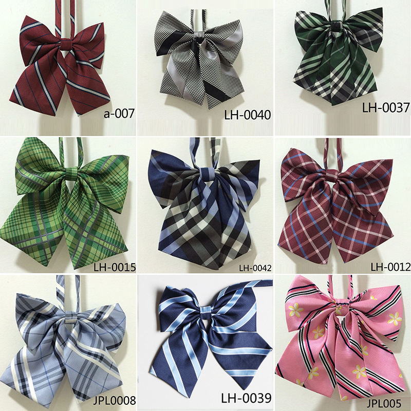 New 2019 Jk Uniform Bow Tie Embroidery Japanese/korean School Uniform Accessories Bow-knot Tie Design Cravat Necktie Adjustable