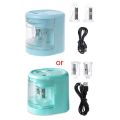 Electric Pencil Sharpener Innovative Automatic Smart Double Hole School Office Stationery Stationery Student Gift Dropship