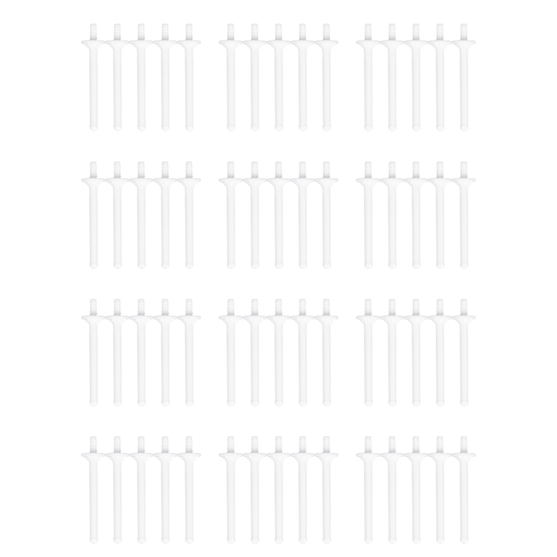 60Pcs Nose Wax Stick Applicator Spatulas Plastic Nose Waxing Strips Nose Clean Eyebrows Nose Hair Removal