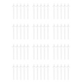 60Pcs Nose Wax Stick Applicator Spatulas Plastic Nose Waxing Strips Nose Clean Eyebrows Nose Hair Removal