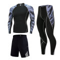 sports wear Compression Training Pants Men Running Fitness sets Tights Gym clothes Basketball Jacket leggings deportes tights
