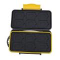 ALLOYSEED 12 Slot Waterproof Memory Card Case Protector Holder SD Micro SD TF Cards Storage Box Protective Cover Case Carry Bag