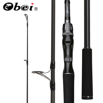 Obei Spurs 1.98/2.28/ 2.58m 3 Section Baitcasting Fishing Rod Travel Ultra Light Casting Spinning Boat lure 7g-55g M/ML/MH Rod