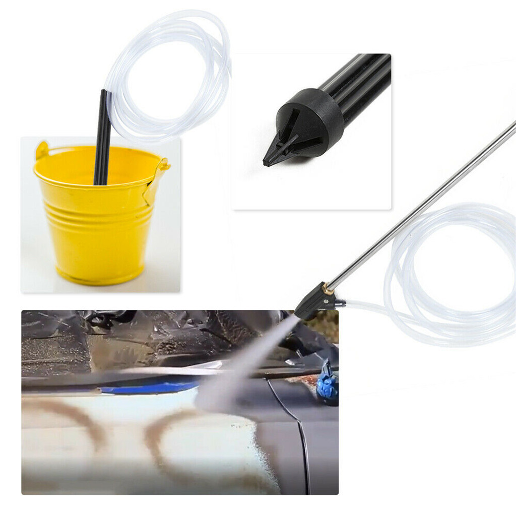 150bar Pressure Washer Lance Turbo Nozzle Tube Sand Blaster Wet Blasting Auto Washer Sandblasting Device Kit High Pressure #20