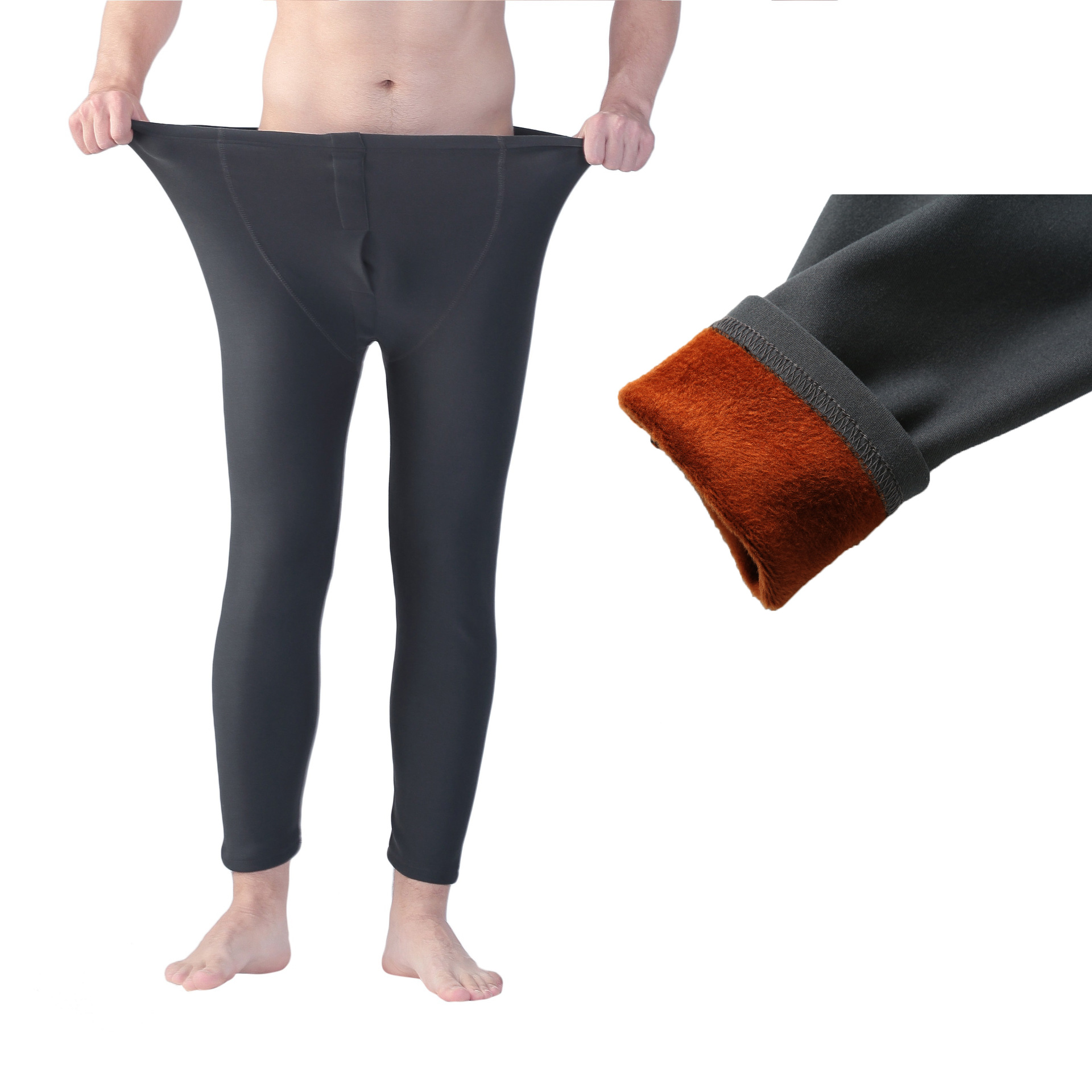 Wholesale Men's Thermo Underwear Fashion Men Thermal Long Johns Loose Mens Thermal Underwear Plus Size Warm Male Leggings Pants2
