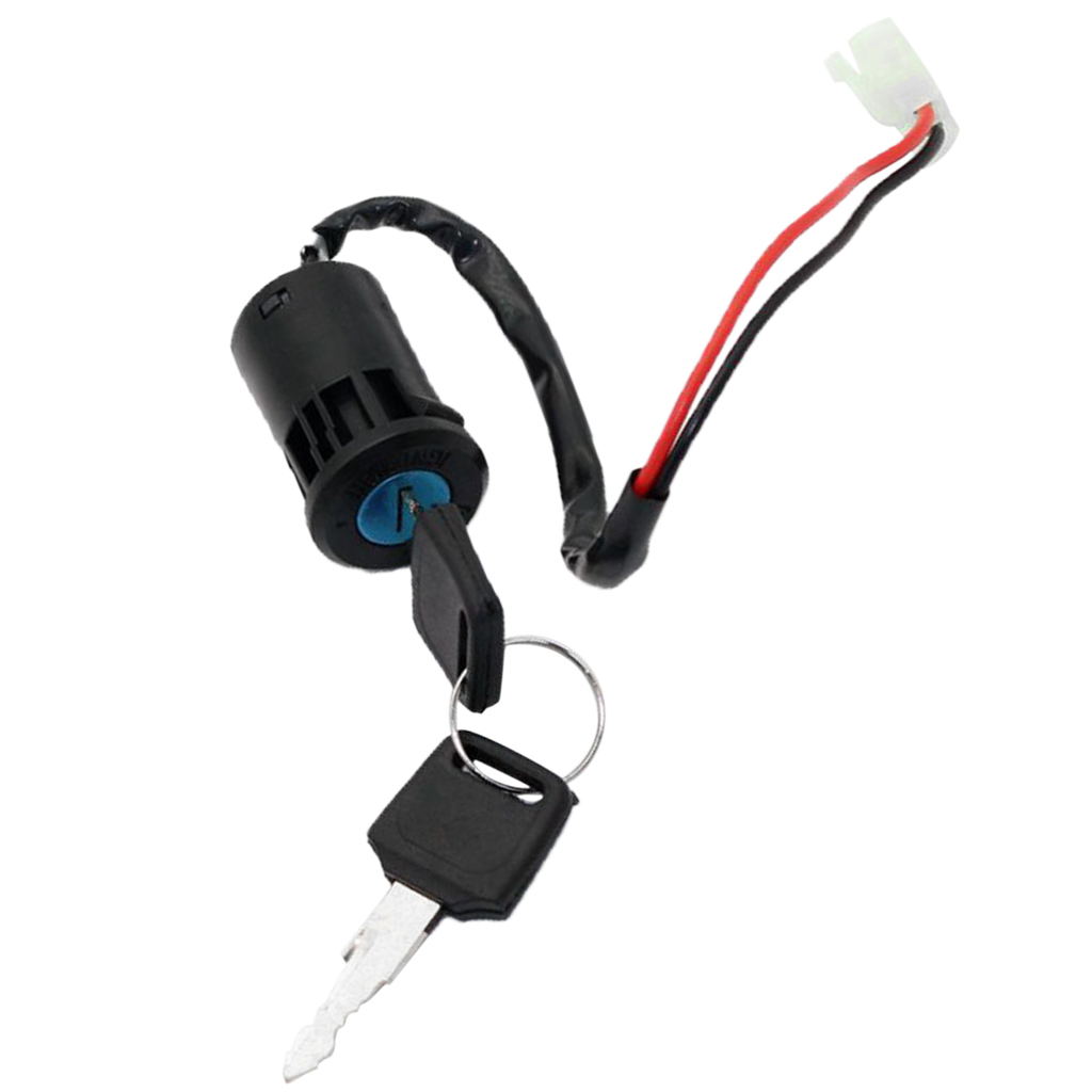 2 Wires Ignition Switch Key Fit For POCKET DIRT BIKE ATV SCOOTER U KS51 Comes Completely Assembled for easy Installation