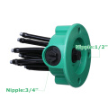 Garden Sprinklers Automatic Watering Grass Lawn 360 Degree Rotating Water Sprinkler 12 Nozzles Pipe Hose Spray Irrigation Tool