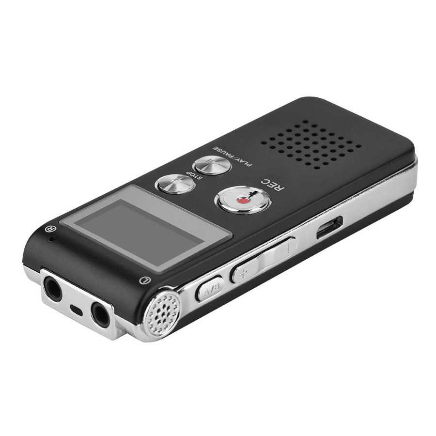 Digital Voice Recording High Definition Voice Recorder Telephone Audio Recorder Pen 8G LCD One-click record/Playback Dictaphone