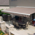 Retractable arms awning steel arms
