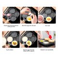 Egg Cooker Frying Pan,Pans 4-Cups Non-Stick Cookware Fried Egg Cooker,Pancake,Omelette Pan,Egg Poacher