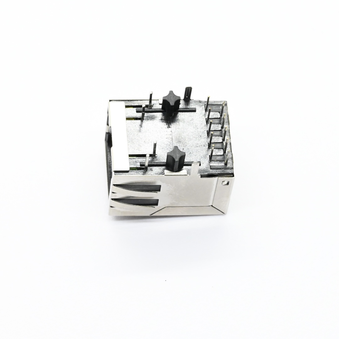 ATRJ5625-8P8C-X-B-A+RJ45 Shielded Modular JACK CAT6 A（1）