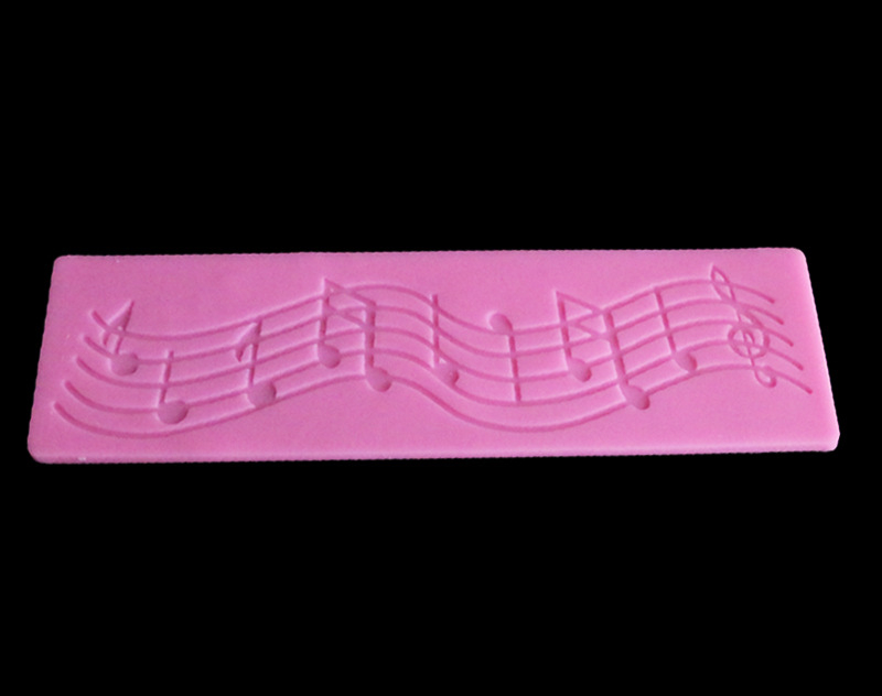 Note Silicone Cake Wedding Cookie Chocolate Silicone Molds Pastry Tools Music Lace Silicone Mold Lace Cake Decorating Tools H728