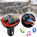 New Hot Bluetooth FM Transmitter for Car with Dual 3.1A USB Charging Ports Hands-Free Car Charger Radio Receiver Mp3 Player CSV