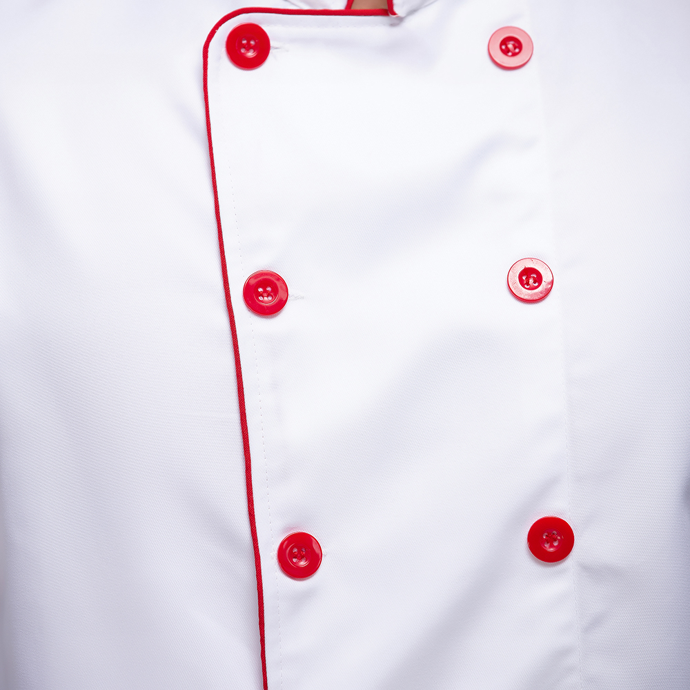 High quality chef cooking uniform hotel restaurant breathable chef clothing baking chef long sleeve uniform Custom embroidery