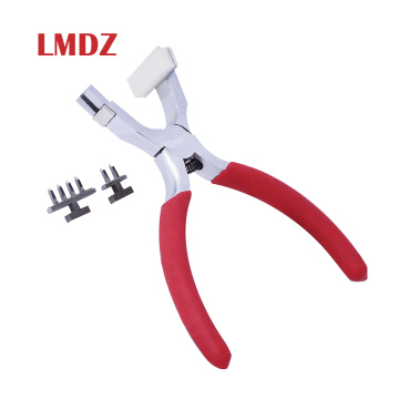LMDZ Silent DIY Leather Craft Tools Hole Punches Rhombus Point Pliers Stitching Hand Pliers 2+4 Tooth Rhombus Point Pliers