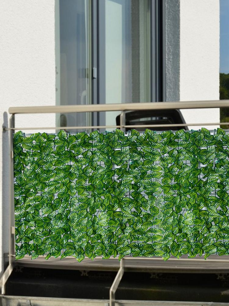 Artificial Leaf Screening Roll Artificial Balcony Fence UV Fade Protected Privacy Hedging Wall Garden Buildings Fence