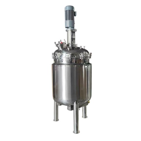 Stainless steel fermentation tank.
