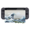 Custom The Great Wave Soft Touch Grip Faceplate, DIY Replacement Housing Shell for Nintendo Switch Dock