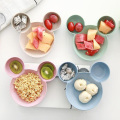 Fashion 14cm Kids Bowl Dinnerware set Cartoon Creative Plate child Plastic Tableware Lovely Lunch Tray Dishes 301-0789
