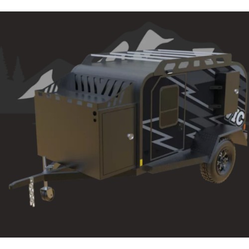 Off Road Small Camper Trailer Mini Vic Caravan Max With LED Travel Kitchen for Sale, Off Road Small Camper Trailer Mini Vic Caravan Max With LED Travel Kitchen wholesale From China