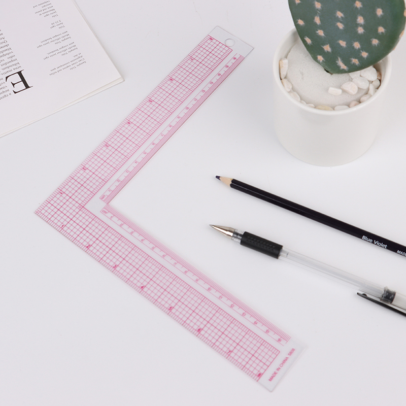 Sewing Patchwork Quilting Ruler Plastic Garment Cutting Craft Scale Rule Drawing Supplies Sewing Accessories 22*22CM/8.66*8.66CM