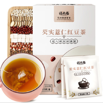 Red Bean Coix Miqinshi Slimming Tea Health-keeping and Wet-dispelling Tea Dehumidifying Tea Red Bean