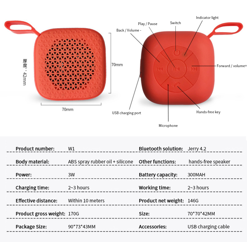 Bluetooth Speakers Mini Portable Wireless Loudspeaker 3D Stereo Surround Column Call Outdoor Hands-free Subwoofer Speaker