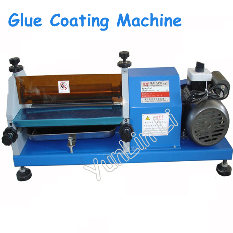 LZ-103 Automatic Bonding Machine 27 CM Glue Coating For Paper Leather Wood Glue Machine 220V Automatic Gluing Machine 1PC