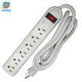 US American Plug AC Electrical Power Strip Switch 3/4/6 Outlets Extension Socket Cord Surge Protector UL Certification 13A 125V