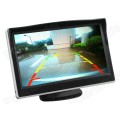 HD Car digital color TFT LCD Monitor 5 inch Car monitor display 2ch Video input for Car Rearview Camera reverse priority