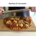 35 cm Pizza Cutter Stainless Steel Rocking Pizza Chopper High Quality Kitchen Knife Design Custom Cutter Tool