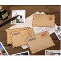 10 Pcs Vintage Kraft Envelope Mini Paper Envelopes Wedding Invitation Envelope Office Stationery Gift Supplies 9.6*7.3cm