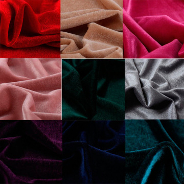 Velvet Fabric Cloth Gorgeous Silky Fabric for Velvet Dress Clothes Luxury Soft Velvet 50cm*150cm Home Textile Curtain