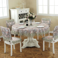 Round Tablecloth Pastoral table cover Dining table cloths Turntable Folding Home Embroidery lace flower house towel chair cover