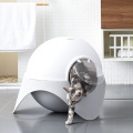 Cat Sand Pot Closed Snowhouse Cat Toilet Large Ufo Cat Sand Pot Splash-proof Bentonite Cat Sand Pot