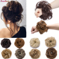 BENEHAIR Messy Bun Scrunchy Hair Bun Fake Hair Synthetic Women Chignon Elastic Hair Band Hairpieces For WomenUpdo Donut Chignon