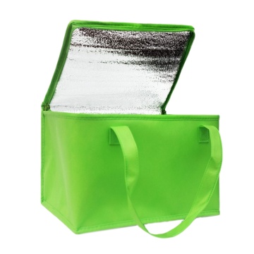 Foldable Large Cooler Bag Portable Food Cake Insulated Bag Aluminum Foil Thermal Box Waterproof Ice Pack Lunch Box Delivery Bag