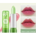 1PC Moisture Lip Balm Long-Lasting Natural Aloe Vera Lipstick Color Mood Changing Long Lasting Moisturizing Lipstick Anti Aging