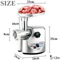 3000W Powerful Stainless Steel Electric Meat Grinders Home Sausage Stuffer Meat Mincer Heavy Duty Household Mincer Sonifer