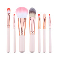 7Pcs Mini Makeup brush Set Pink Cosmetics Kit de pinceis de maquiagem high-end Make up Tool Hair Foundation Brushes Kit