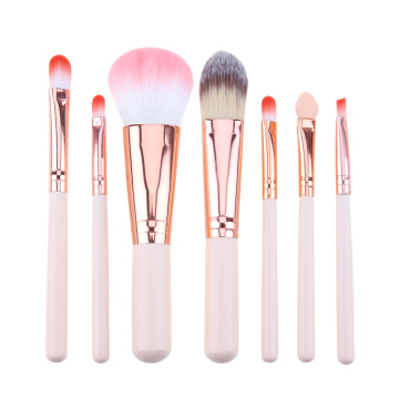 7Pcs Mini Makeup brush Set Pink Cosmetics Kit de pinceis de maquiagem high-end Make up Tool Hair Foundation Brushes Kit