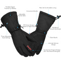 Outdoor Electric Heated Gloves Winter Warm Skiing Golves with Rechargeable Battery Thermal Gloves Winter Sports ski Gloves