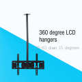 Adjustable Support Tilt LED LCD TV Ceiling Mount Bracket For 32-63 inch 360 Degree Rotation Down 15 Degree TV Stand
