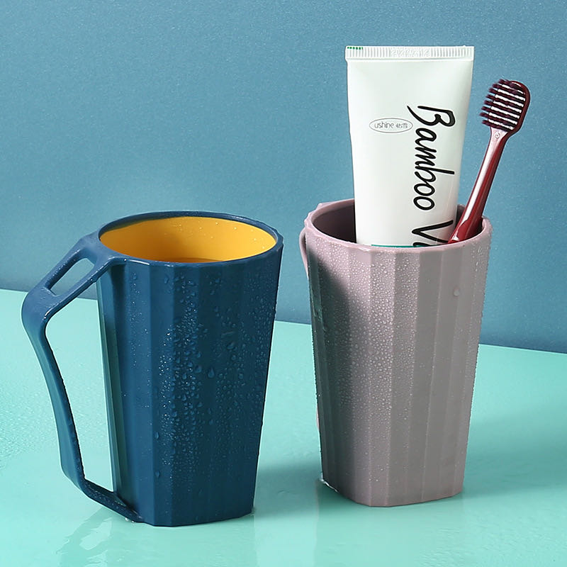 Creative Wash Cup Travel Portable Plastic Toothbrush Cup Bathroom Plastic Mouth Cup Toothbrush Holder Bathroom Supplies