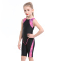 Riseado Sport One Piece Swimsuit 2021 Boyleg Swimwear Girls Racer Back Children Bathing Suit Patchwork Swimming Suit 8-12 Years