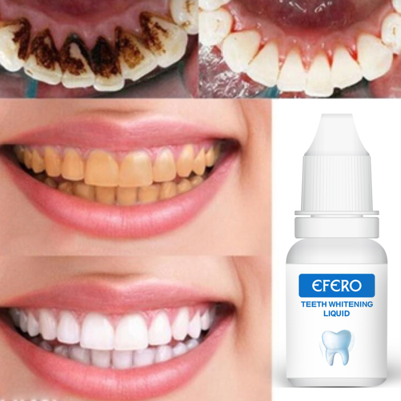 1pcs EFERO Teeth Whitening Products Powder Oral Hygiene Cleaning Serum Removes Plaque Stains Tooth Bleaching Tools Tooth Care