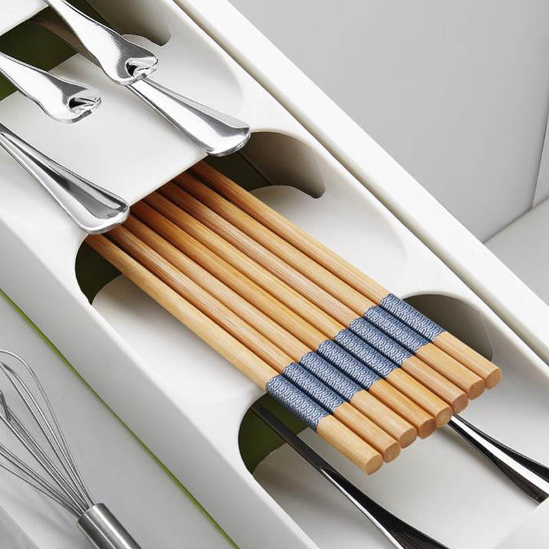 Kitchen Cutlery Storage Tray Kitchen Knife holder Organizer Kitchen Container Spoon Fork Storage Separation Knife Block Holder