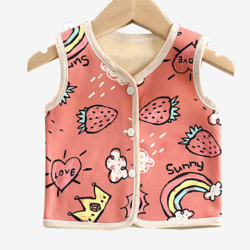 New 2019 Children Autumn Winter Vest for 12M-7T Boys Baby Kids Thick Cartoon Warm Waistcoat Clothing Outerwear Kids Warm Vest